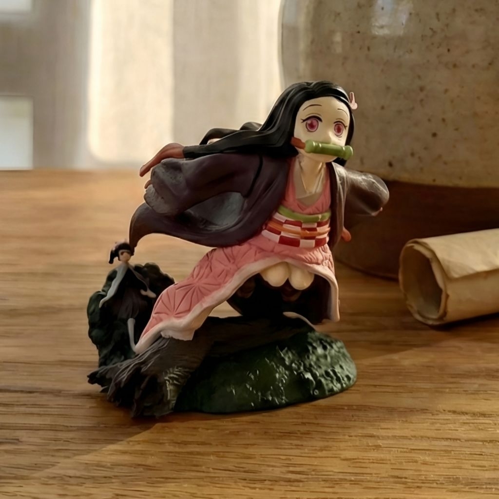Action Figure Mini Demon Slayer Kimetsu No Yaiba Nezuko Kamado Ori MegaHouse Petitrama Official