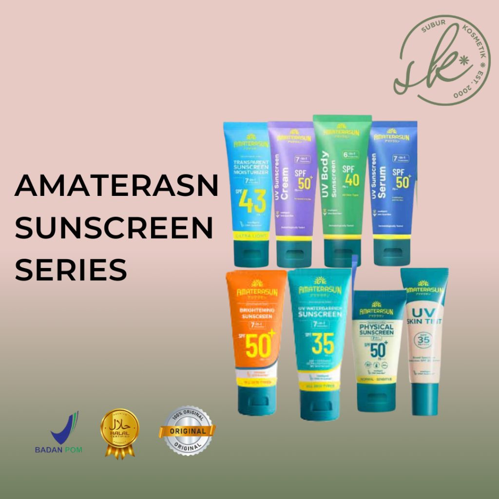 SOMETHINC | AMATERASUN Sunscreen | Skintint |  UV Body |  Serum |  Cream | Tranparant | Physical  PC