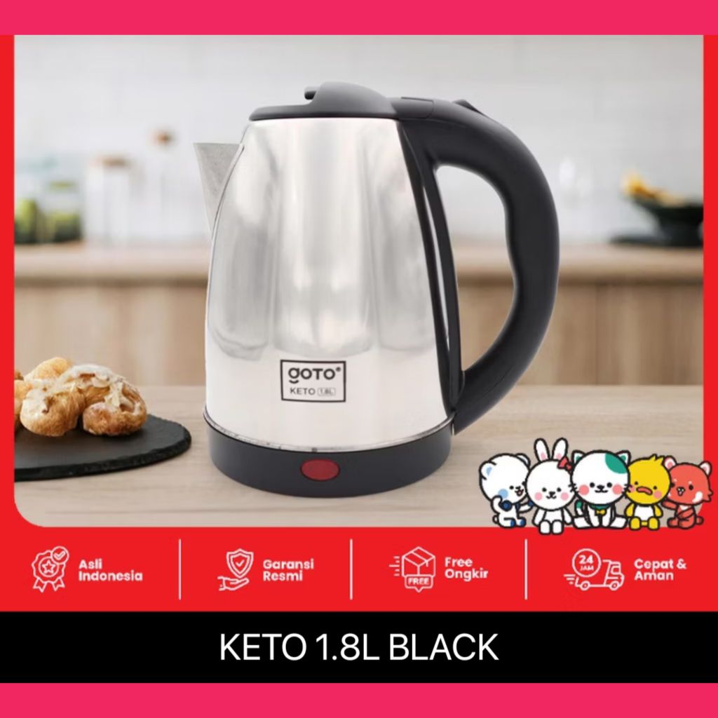 Goto Keto Electric Kettle Teko Listrik 1.8L