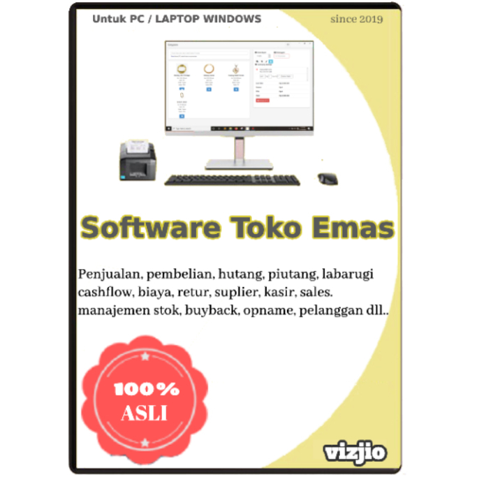 software program aplikasi toko pershiasan toko emas