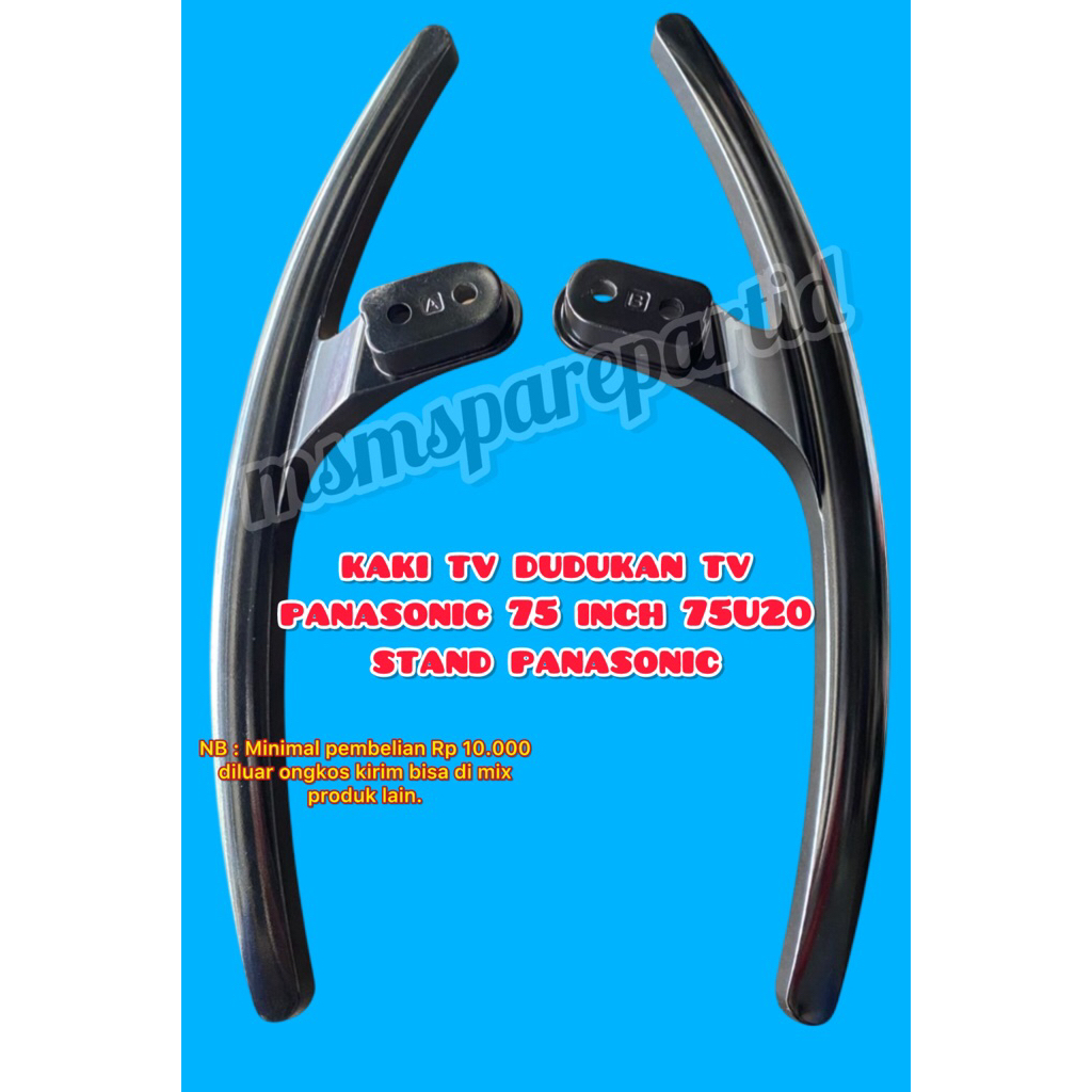 kaki tv dudukan tv panasonic 75 inch 75U20 stand panasonic