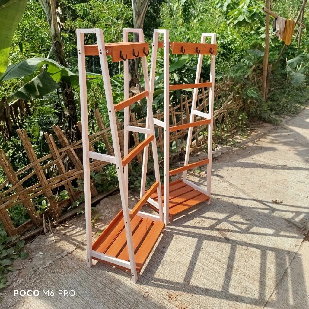 RAK MUKENA & JILBAB Rak Sajadah - Rak Peralatan Alat Sholat _ Cantelan Peci cantelan tasbih cantelan