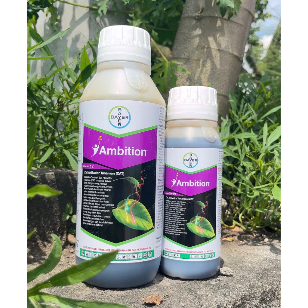 PUPUK CAIR AMBITION Zat Aktivator Tanaman  - Asam Amino, Asam Fulvat, Nutrisi Mikro untuk Pertumbuha