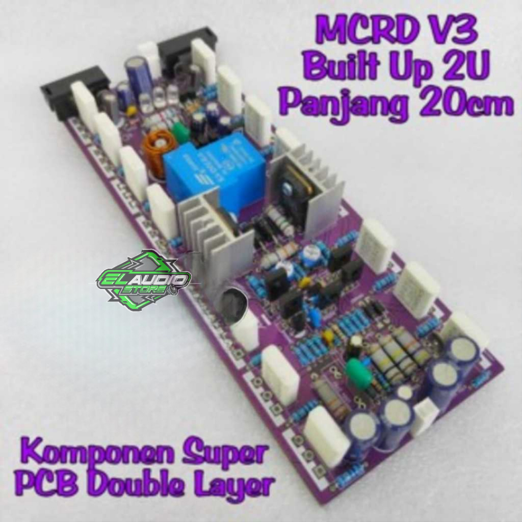 Driver Power Amplifier MCRD V3 Built Up 2U 20CM PCB Double Layer