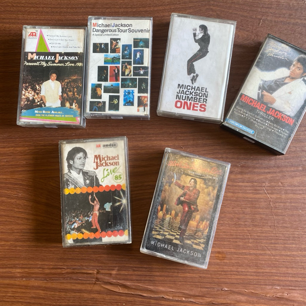 KUMPULAN KASET PITA MICHAEL JACKSON - ORIGINAL