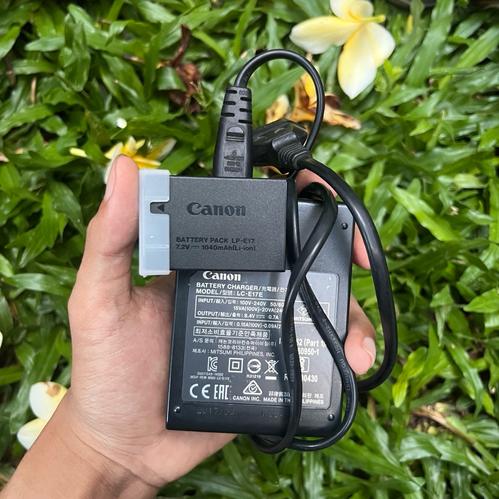 LP-E17 baterai dan charger second