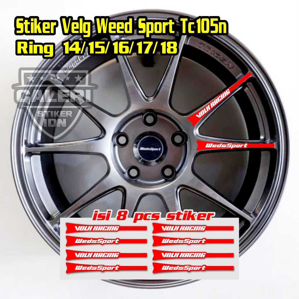 sticker velk weds sport tc105n sticker volk velk mobil weds sport tc105n ring 14 15 16 17 18