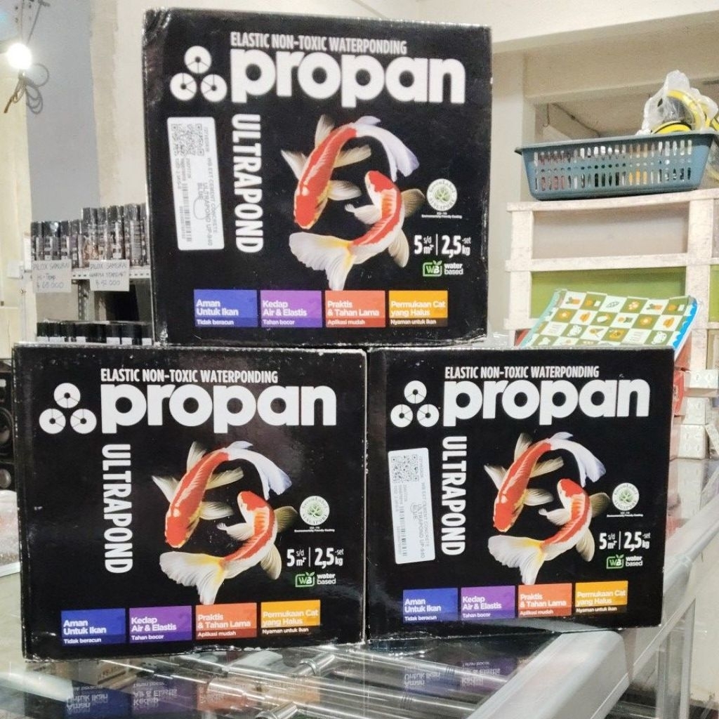 Propan Ultrapond 2.5 Kg Cat Kolam Ikan Anti Bocor Aman untuk Ikan