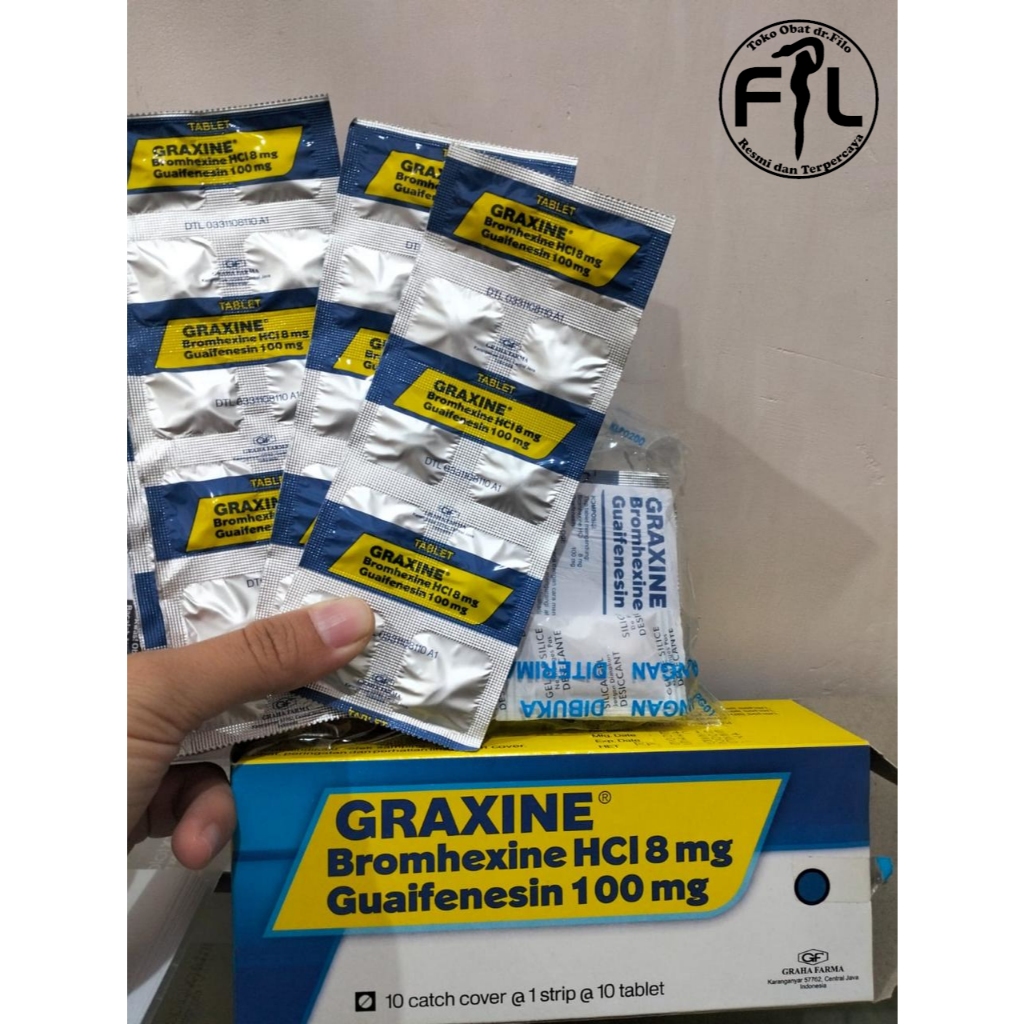 Graxine Tablet Obat Batuk Berdahak 10 Tablet