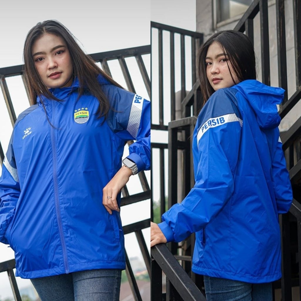 Jaket Persib Windbreaker Official 2025 Original