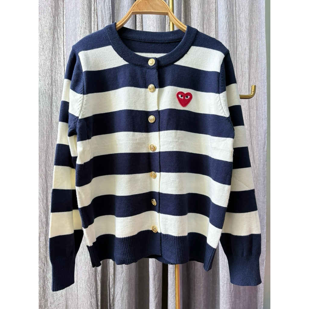 CARDIGAN CDG PLAY GARIS