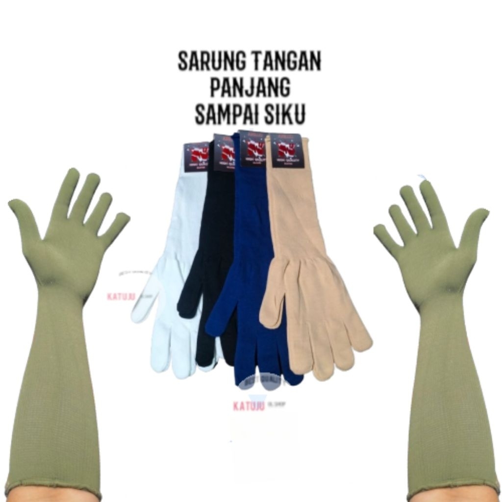 SARUNG TANGAN PANJANG MANSET LIMA JARI SEPEDA/SARUNG TANGAN PANJANG SAMPAI SIKU