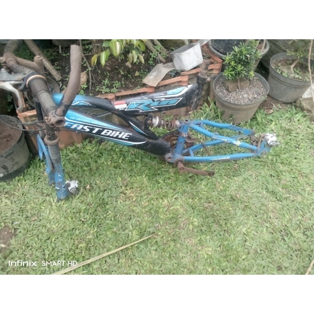 FRAME SET BMX MONOSHOCK ,FRAME SEPEDA