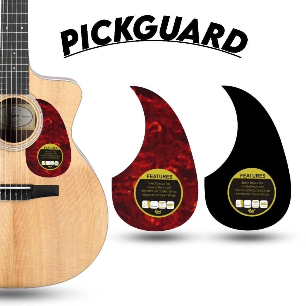 Stiker Pickguard/ Beskemer - Stiker Pelindung Gitar Cort