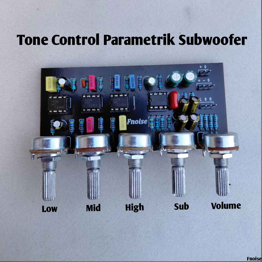 Kit Tone Control Parametrik Subwoofer