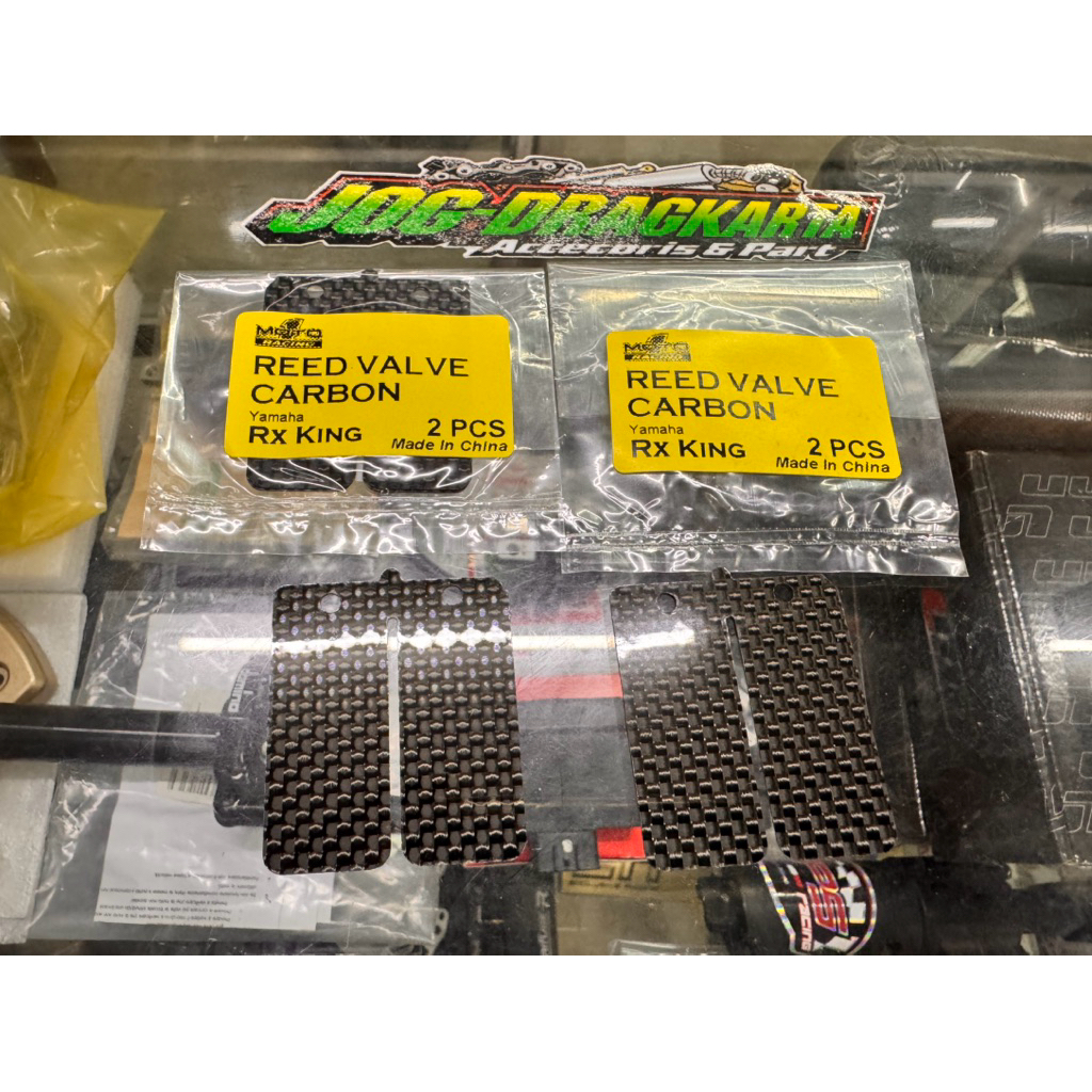 LIDAH MEMBRAN REED VALVE HARMONIKA YAMAHA RX KING RX K RX S  KARBON CARBON MOTO1 RACING