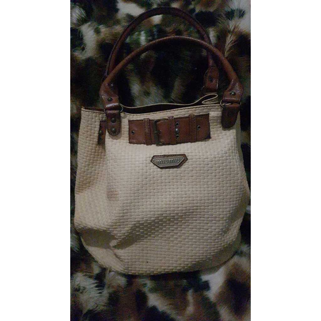 Tas Fashion model tote merek MuMu - Vintage Style