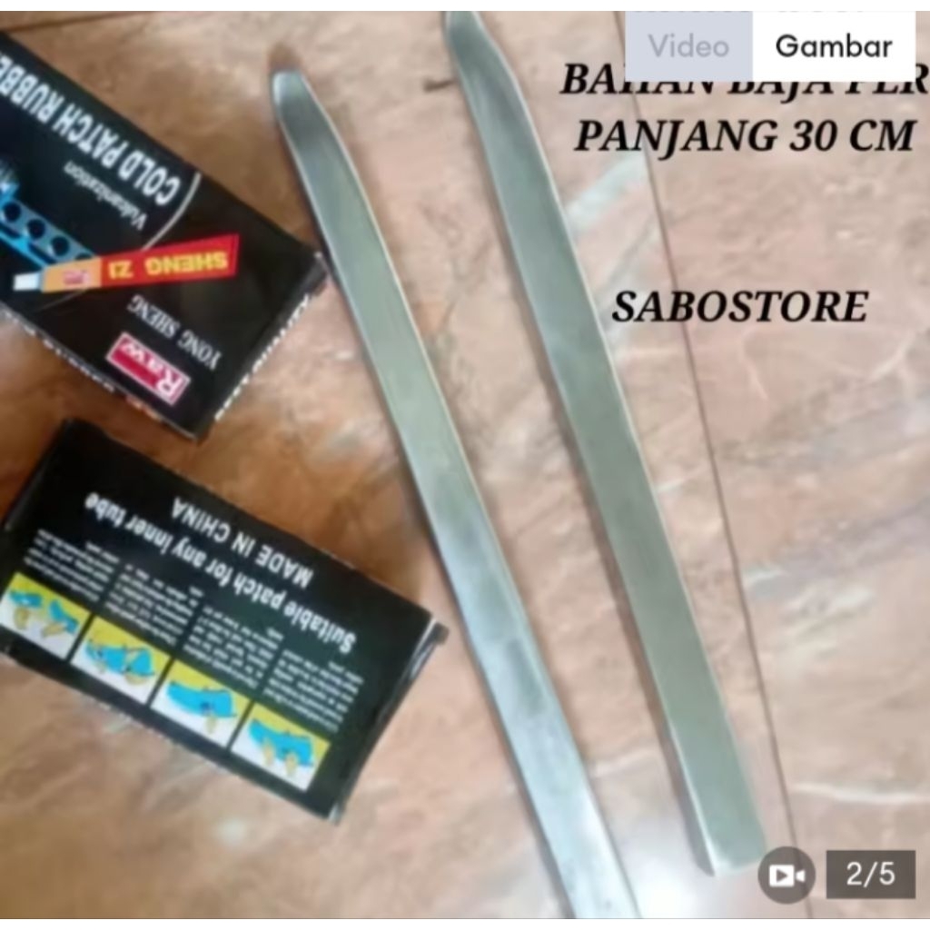 Cukil Ban Bahan Baja Per Panjang 30CM