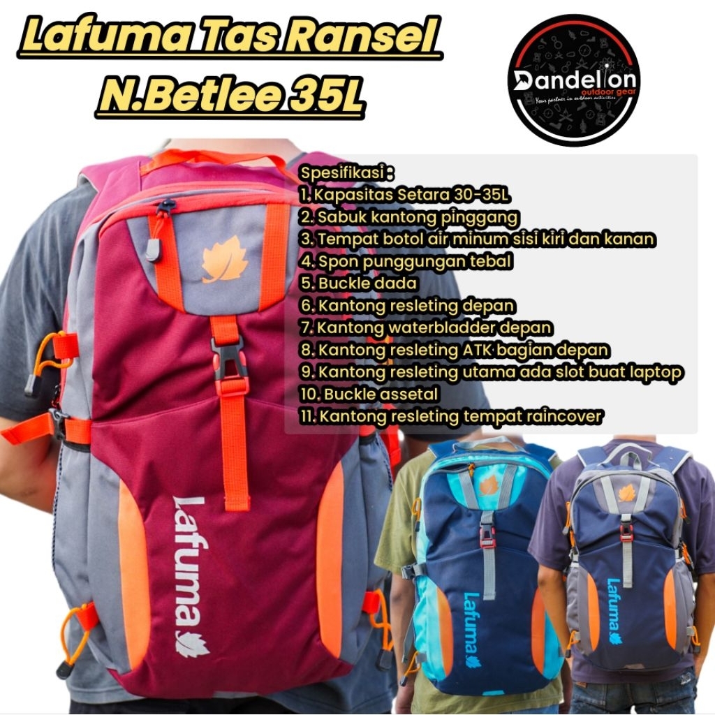 Lafuma Daypack Ransel N.Betlee 35L