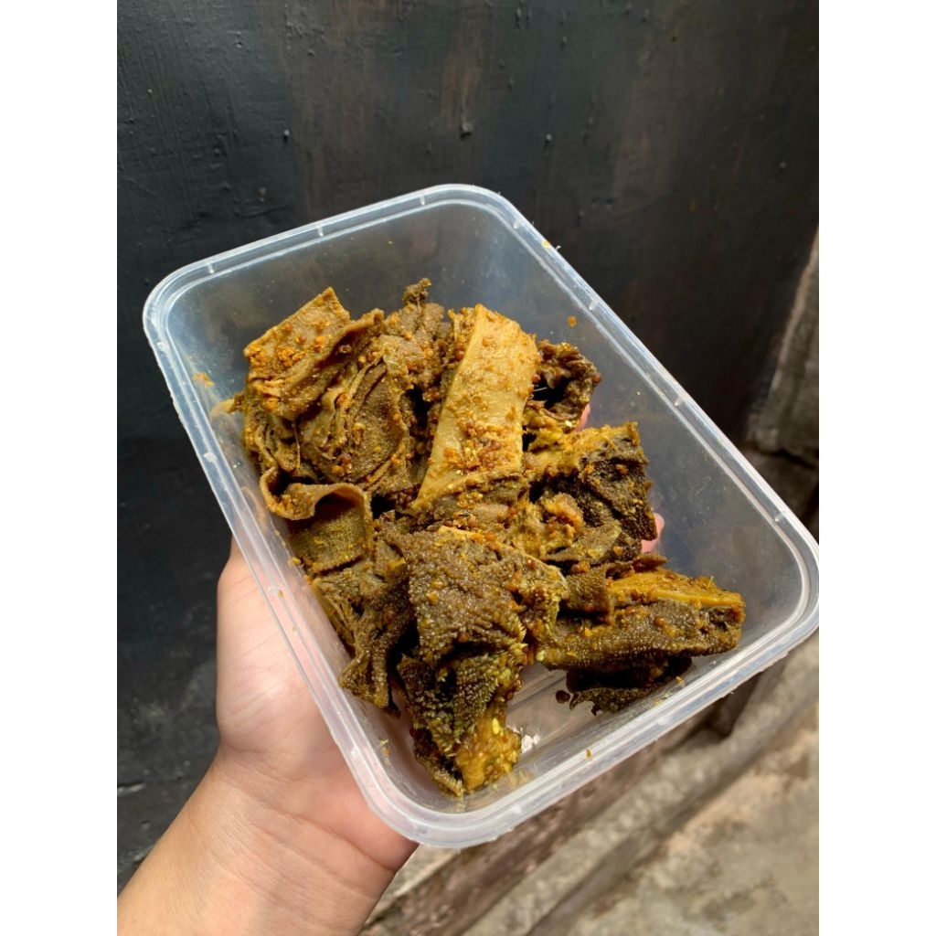Babat Siap Goreng 250 gram + Sambal Bawang