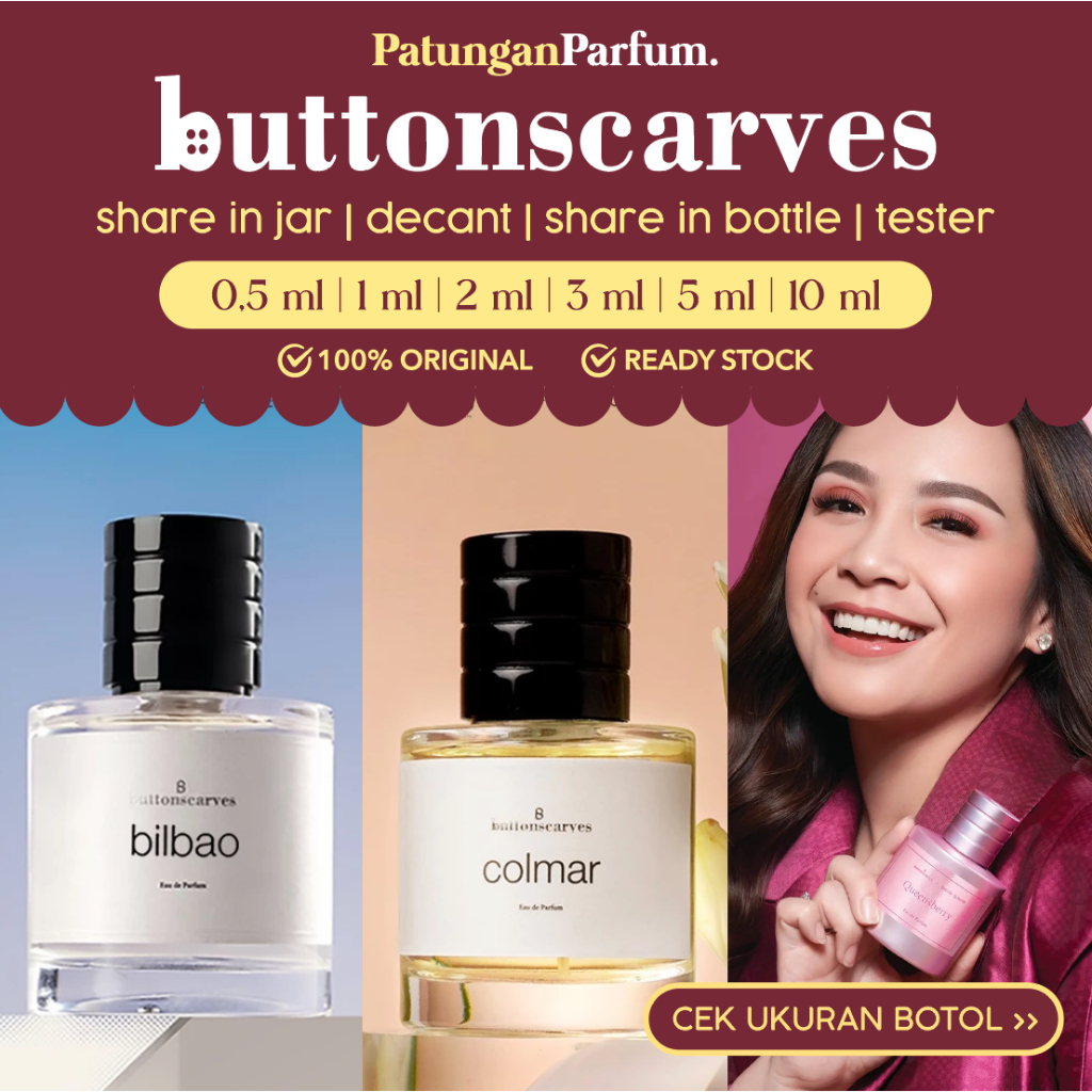 Decant Buttonscarves - Nagita Slavina Summer Wonderland Queensberry The Royals Colmar Bora Bora Veni