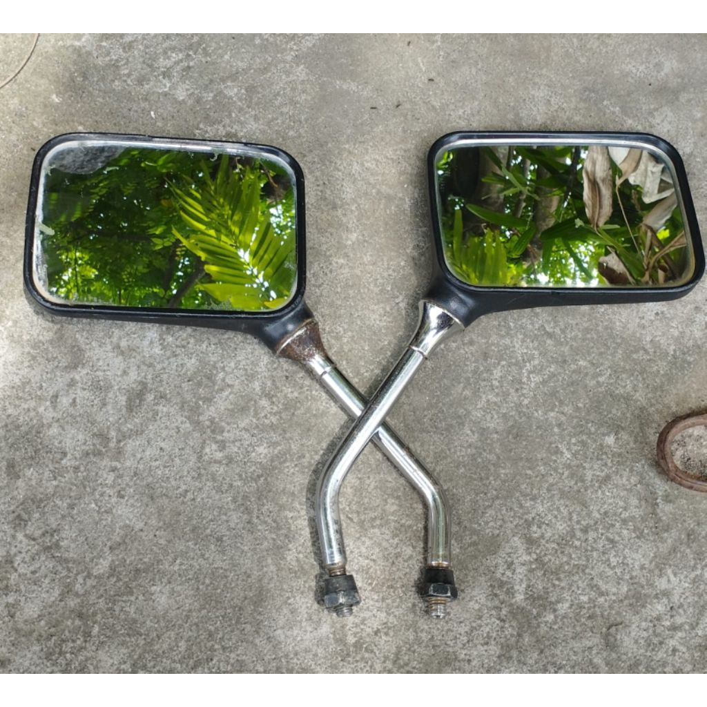 Mirror Side Spion Kaca Spion Suzuki A100 Rc 80 Rc 100 Crystal Sprinter Suzuki TS 100 TS 125 Original