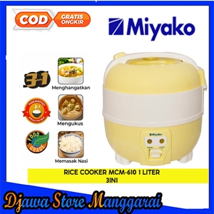 Miyako Magic Com 1 Liter - MCM-610 Mejikom Miyako MULTIFUNGSI