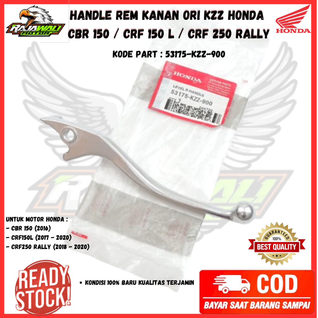 Handel kanan motor CBR 150 Ori - Handle Rem Kanan KZZ Honda CRF 150 - CBR 150 53175-KZZ-900