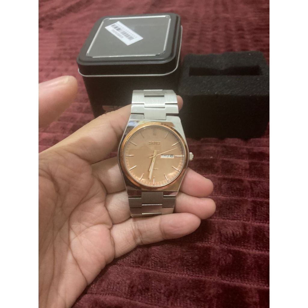 SKMEI 9288SIRGRG Men Rose Gold Dial Stainless