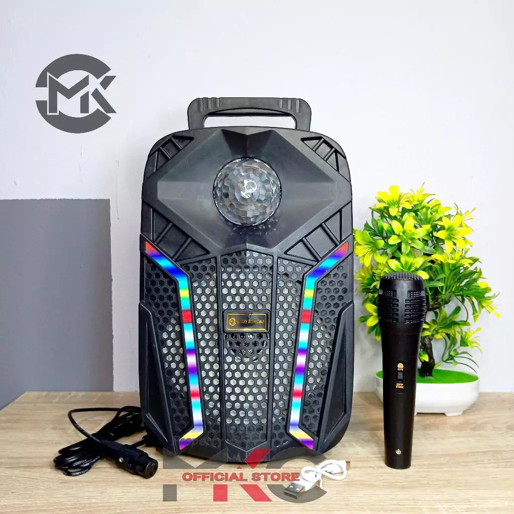Speaker Bluetooth KMS 6.5 Inch QS-2602 Fee Mic