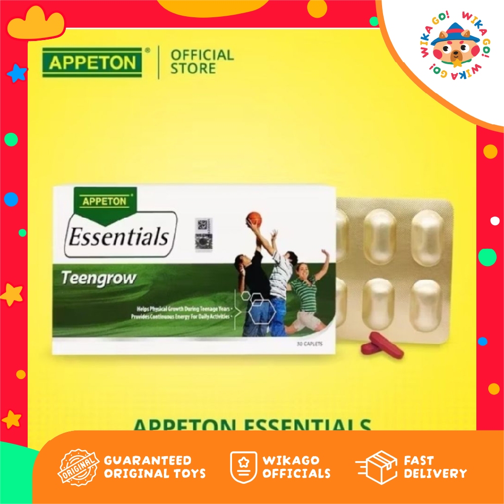 Appeton Essentials Teengrow 30 Caplets Multivitamin Remaja