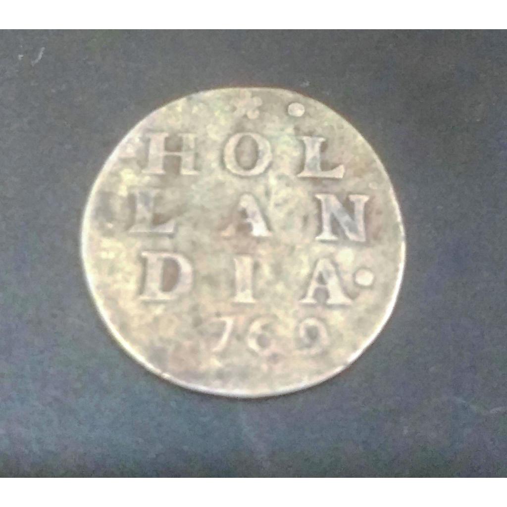 BL230 Koin Holland - 2 stuiver 1769 koin perak