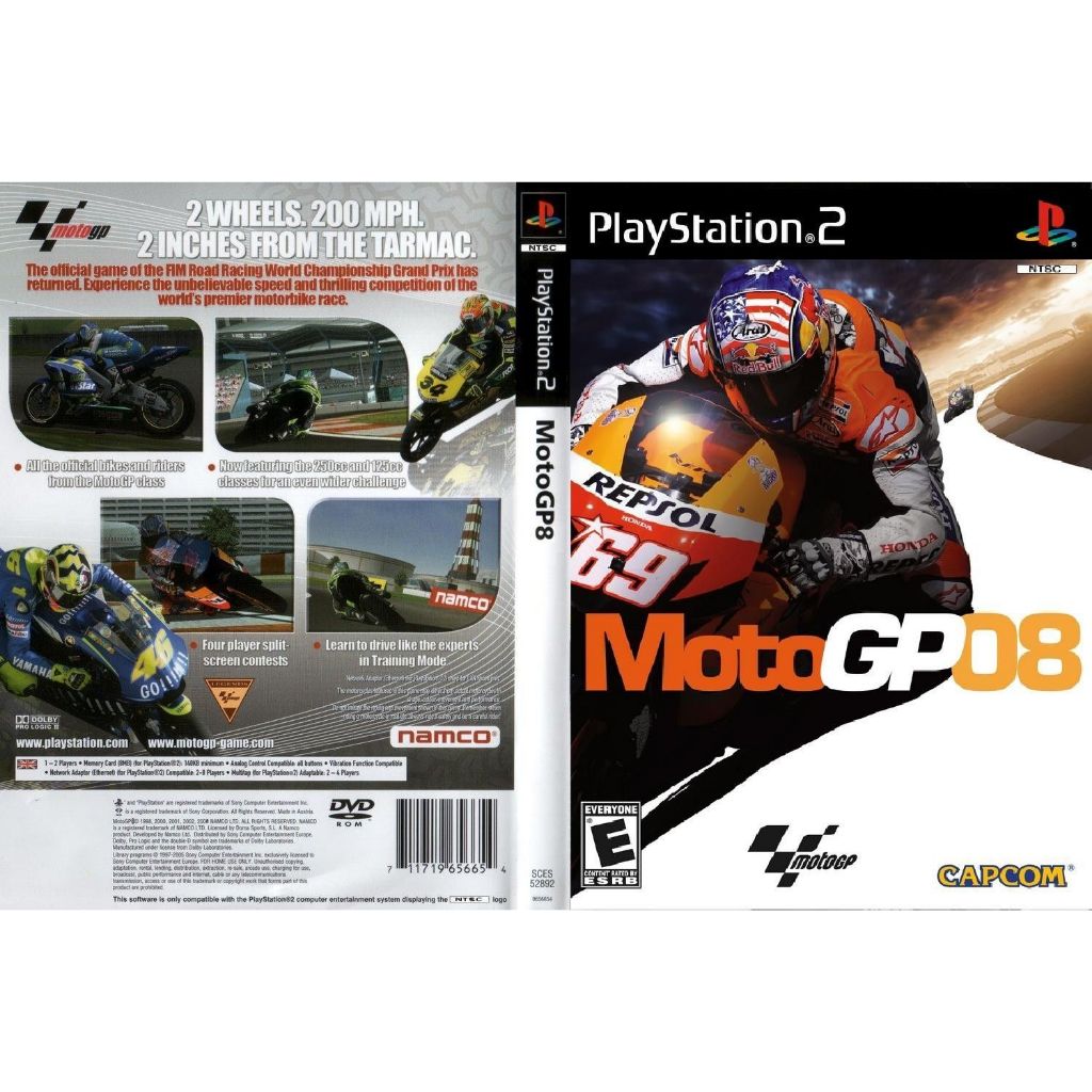 KASET GAME PLAYSTATION 2 - MOTOGP 08