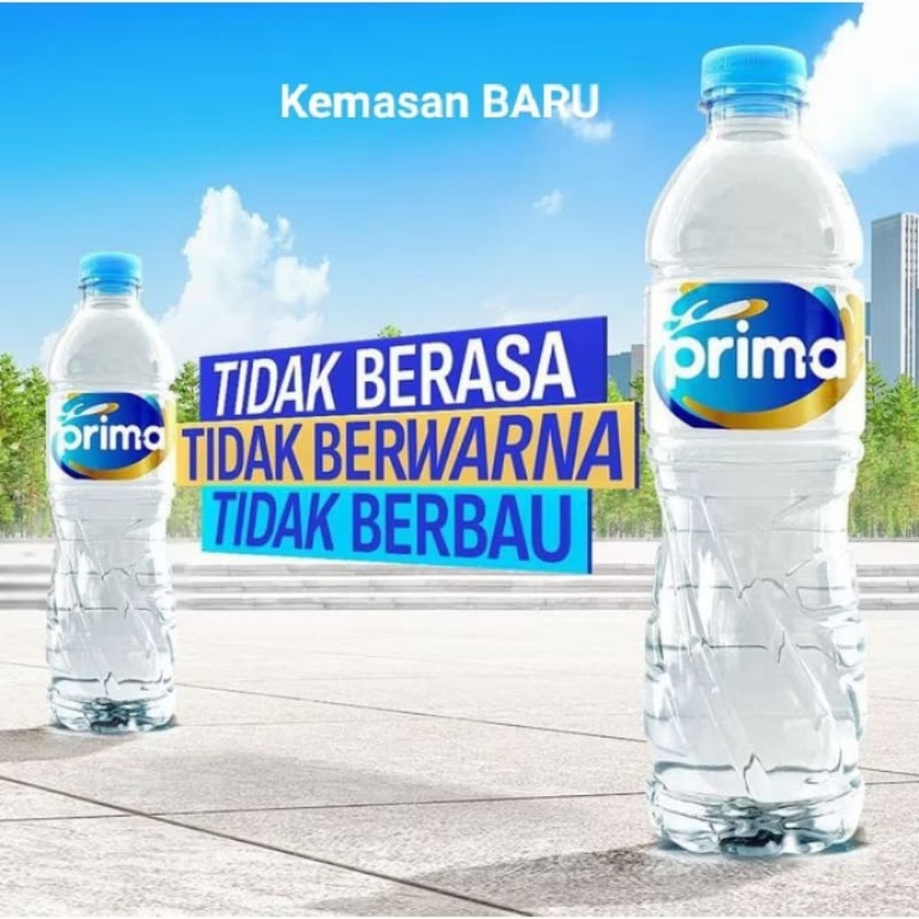 Prima 600ml air mineral 1 dus isi 24 botol