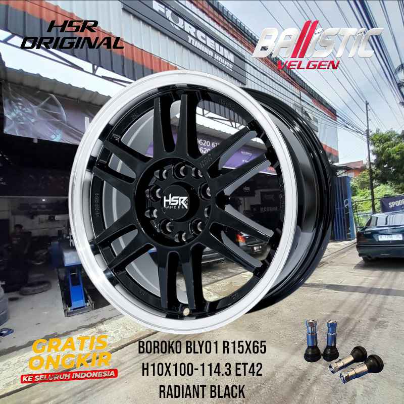 Velg Mobil Luxio Ring 15 HSR WHEEL Tipe Boroko Bly01 Velg Hsr R15