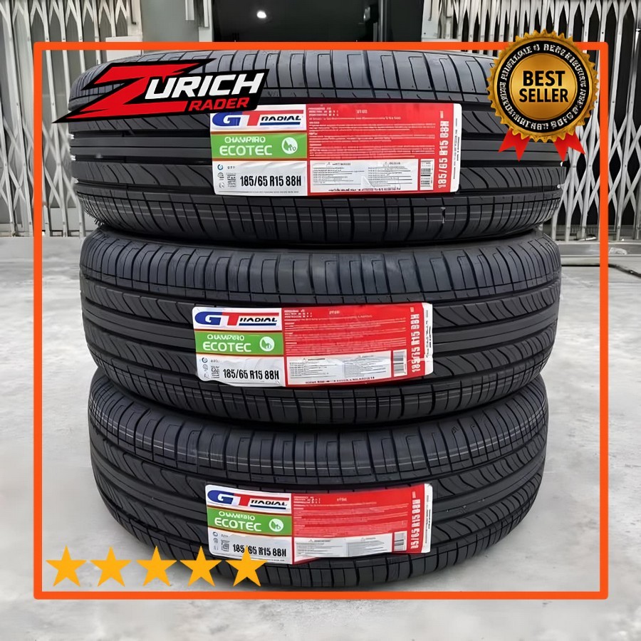 Ban Mobil 185 65 R15 Merek Gt Radial Ecotec Ukuran 185/65 R15 Tubles