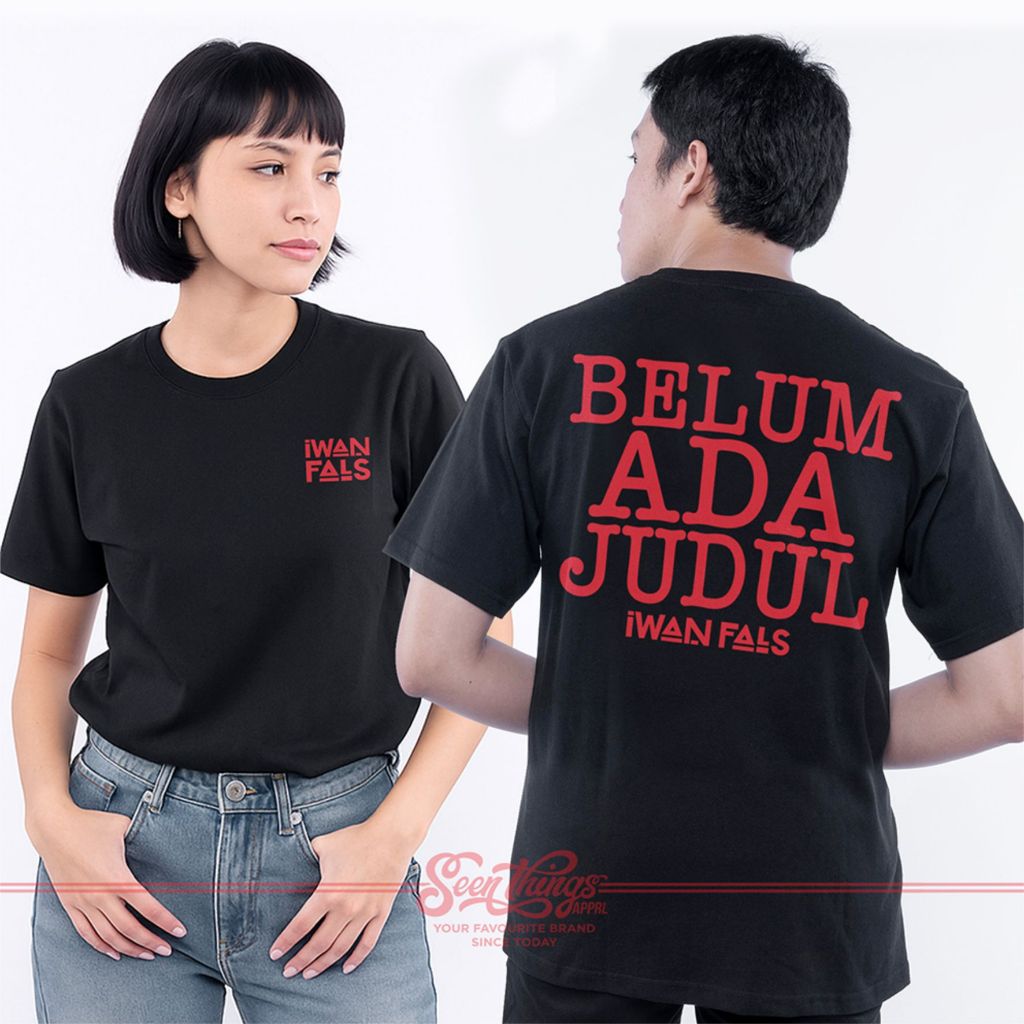 KAOS IWAN FALS BELUM ADA JUDUL - SABLON DISCHARGE