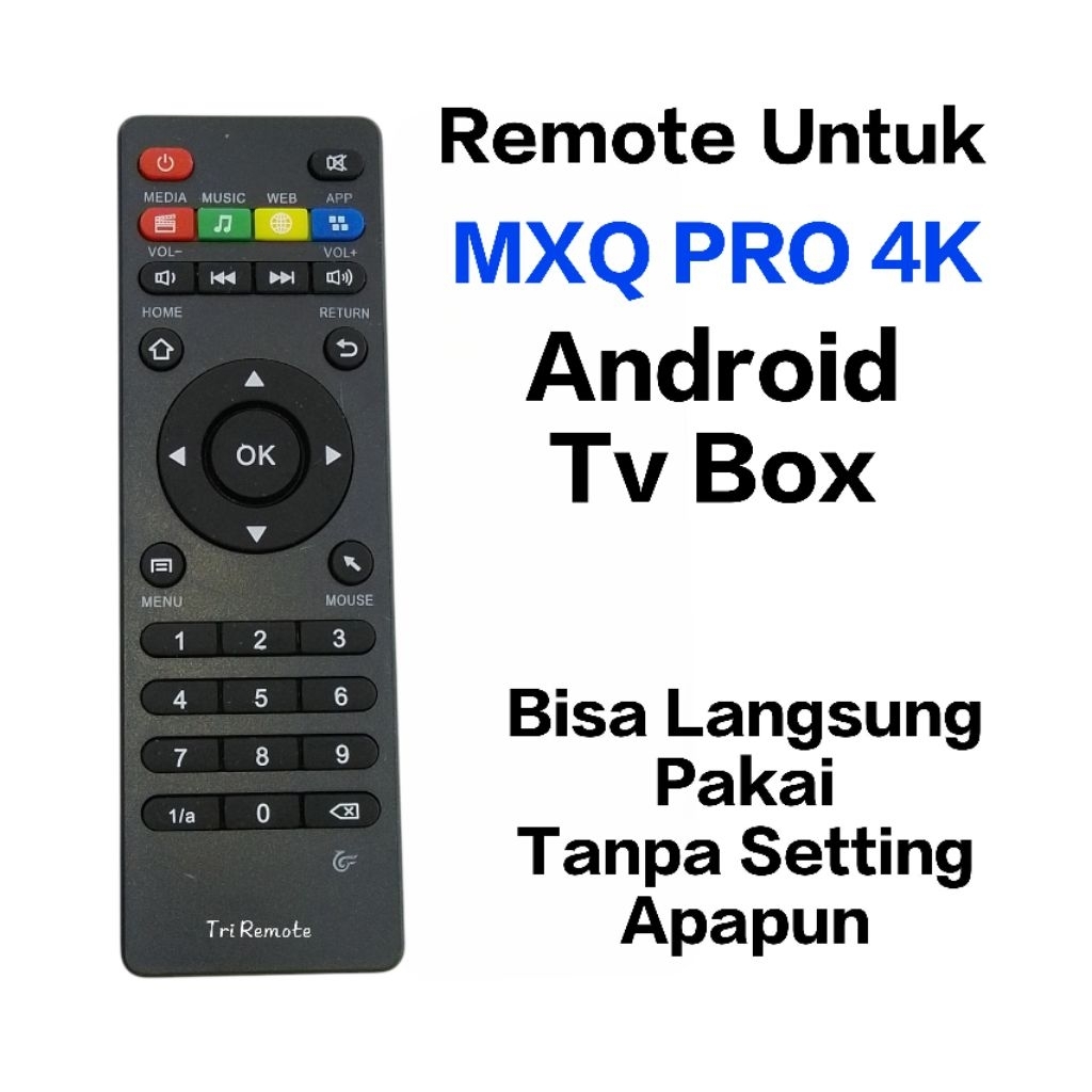 Remote MXQ PRO 4K Tv Box Android