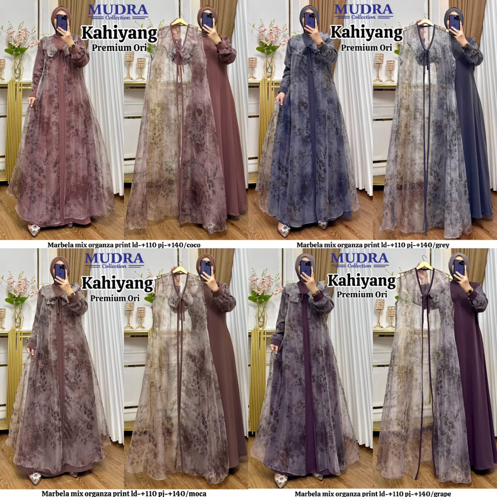 GAMIS DRESS KAHIYANG ORIGINAL BY MUDRA