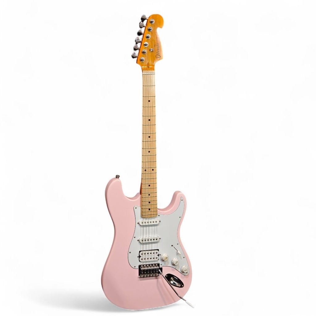 Gitar elektrik Difergio HSS original pink