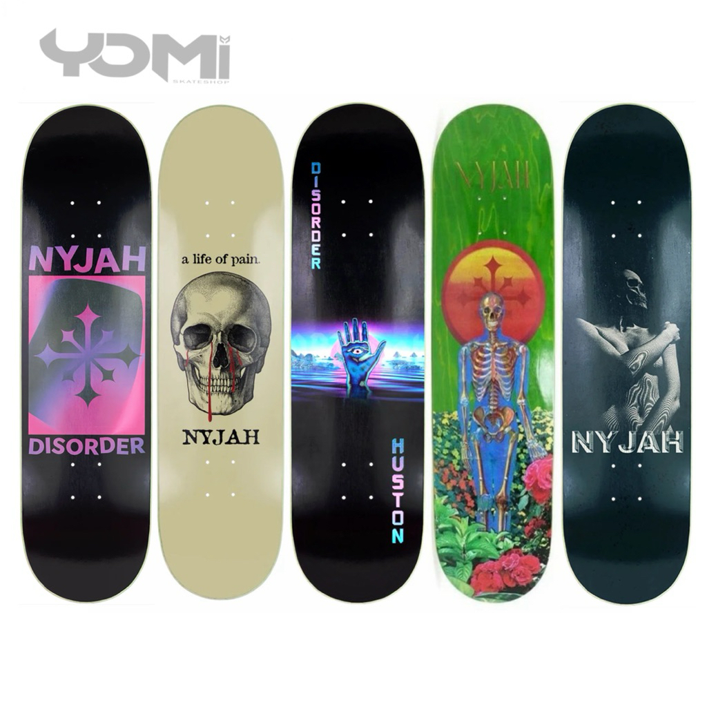 Disorder Skateboard Deck Pro Nyjah Huston ukuran 7.75 8.0 8.125 dan 8.25 | Profesional skateboard