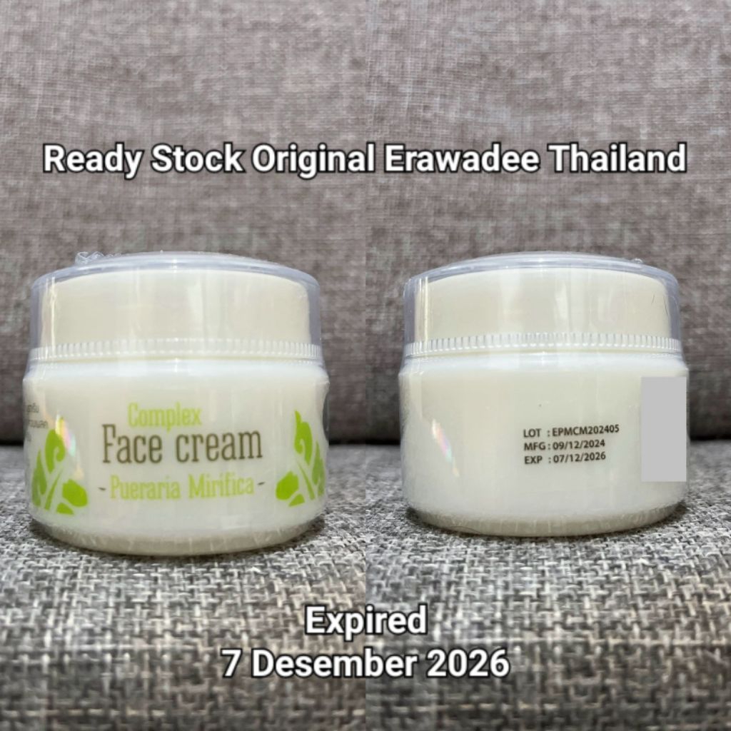 Erawadee Pueraria Mirifica Comflex Face Cream Original Thailand