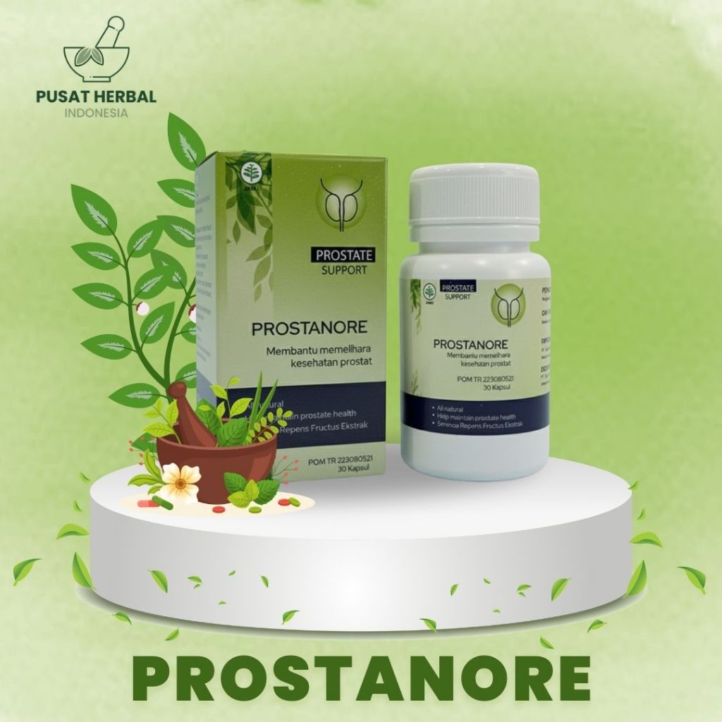 Prostanore Herbal Prostat - Atasi Gejala Sering Kencing & Prostat