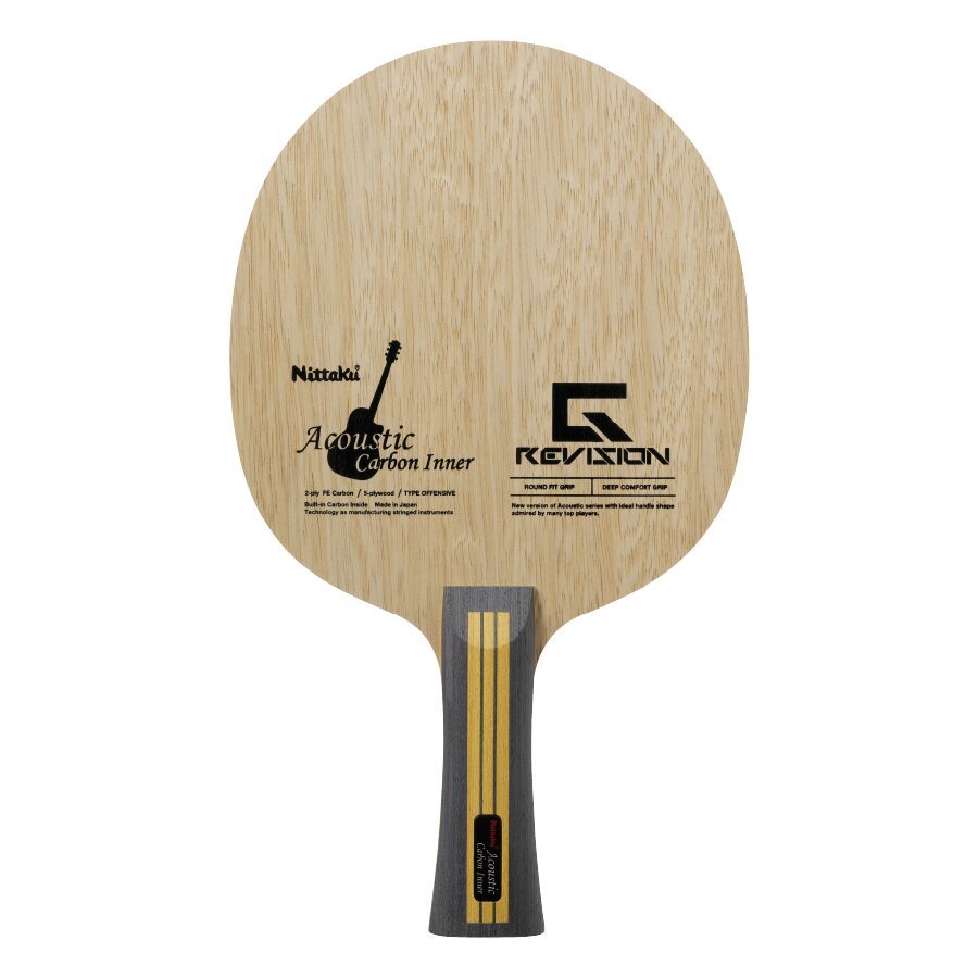 Nittaku Acoustic Carbon Inner G REV Blade Tenis Meja Original Japan