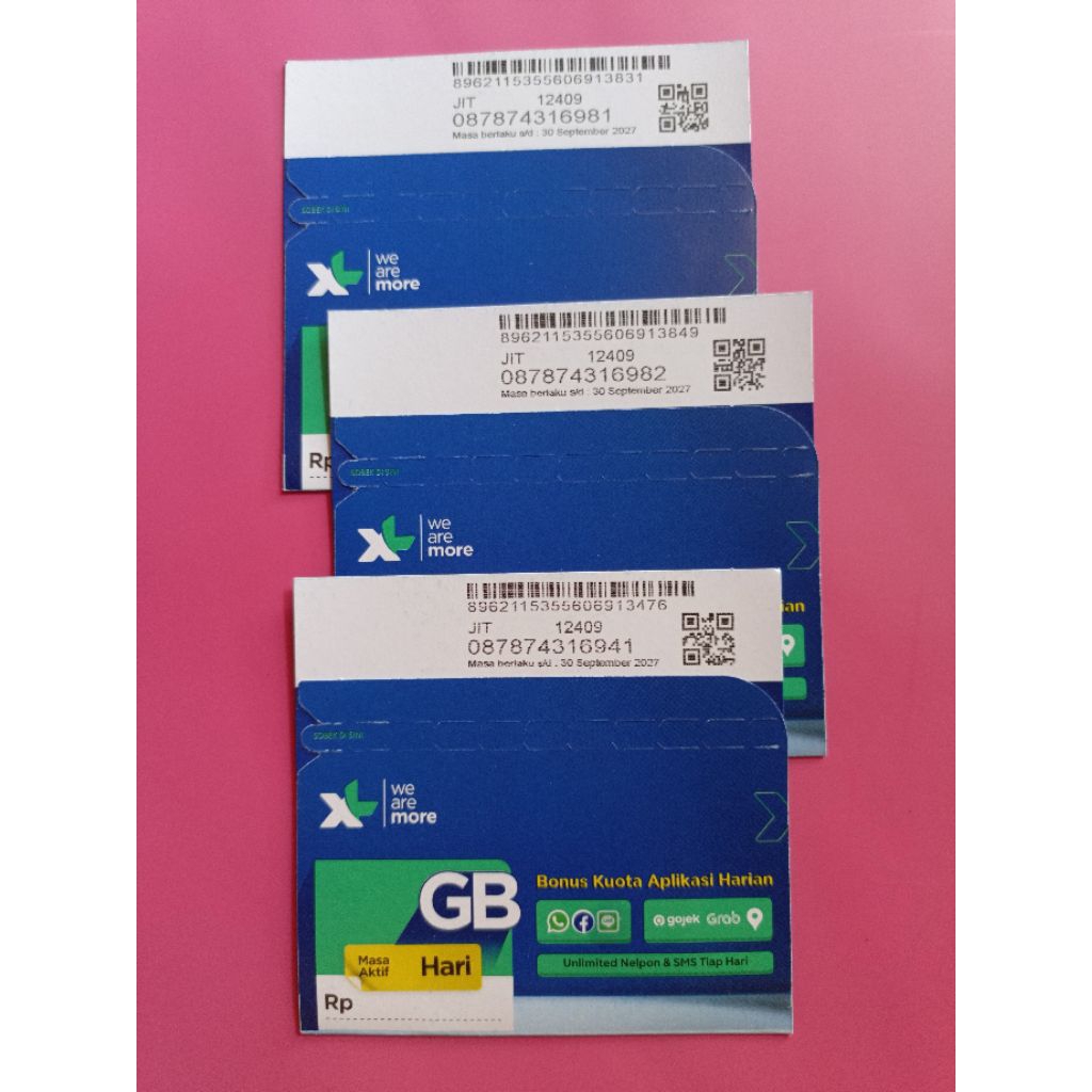Kartu Perdana XL Tanpa Kuota [SEGELLL]