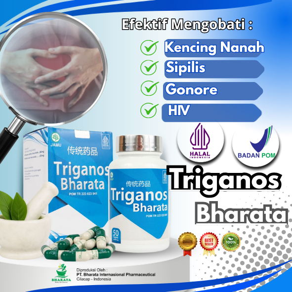 Obat Sipilis - Gonore - Kencing Nanah - HIV - Triganos Bharata 100%