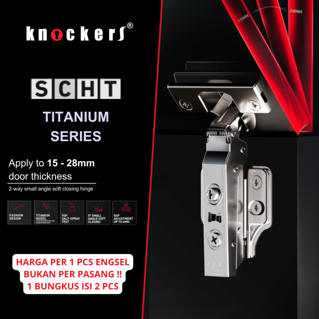 ENGSEL TITANIUM / SCHT /  KNOCKERS HARDWARE