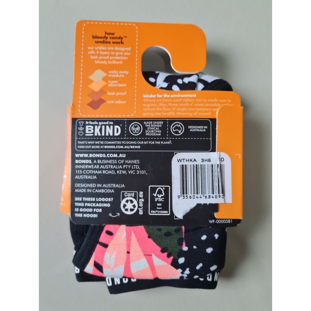 Bonds Period Bikini sz 10 bloody comfy celana dalam menstruasi