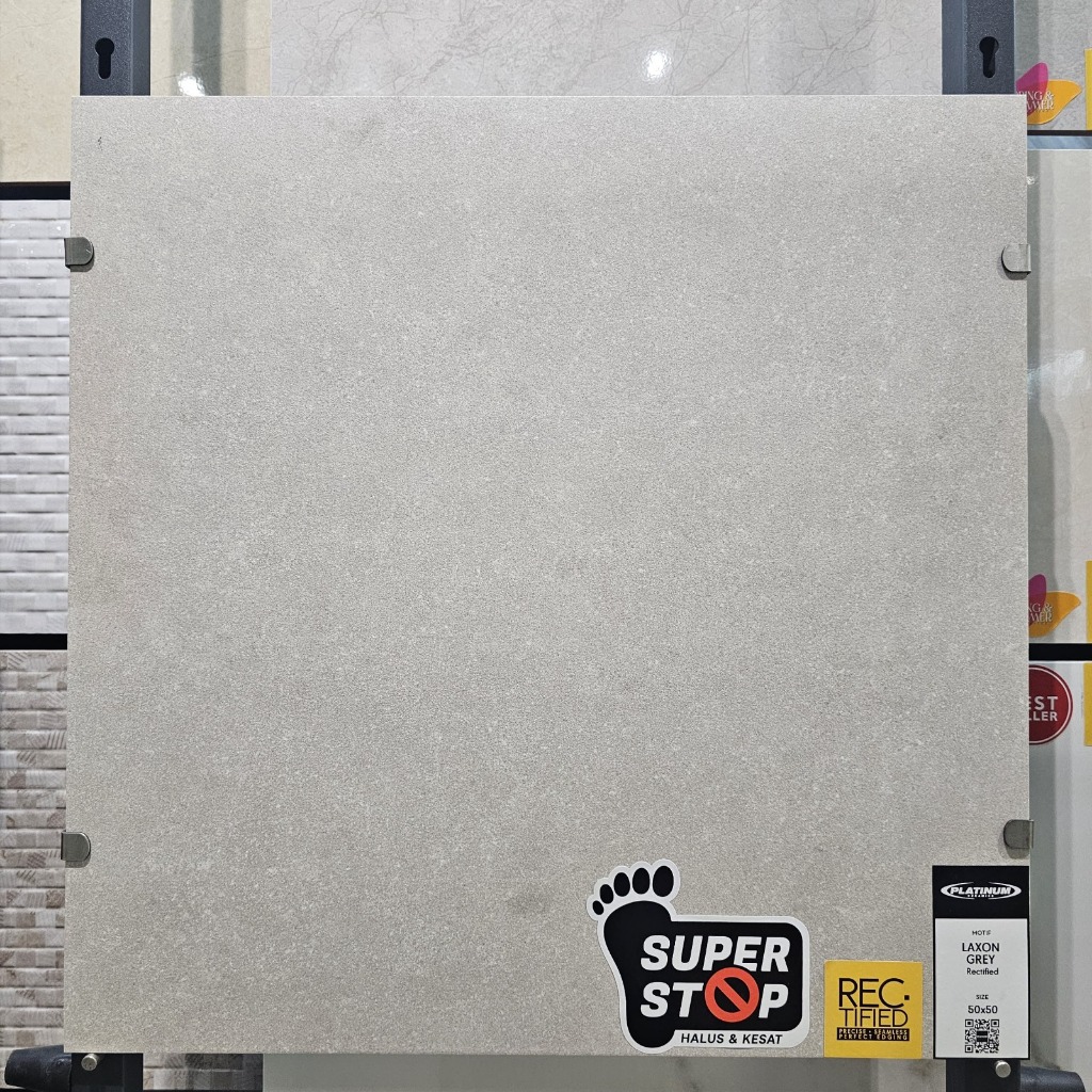 KERAMIK SUPER STOP 50X50 PLATINUM LAXON GREY