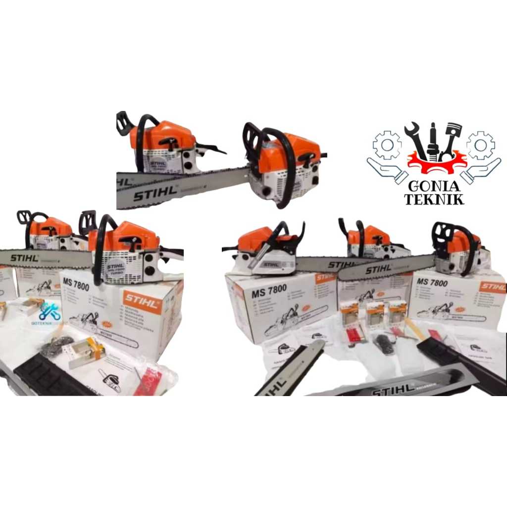 CHAINSAW/ SENSO MS7800 STIHL MESIN GERGAJI KAYU BAR 22 INCH STIHL NEW ORIGINAL